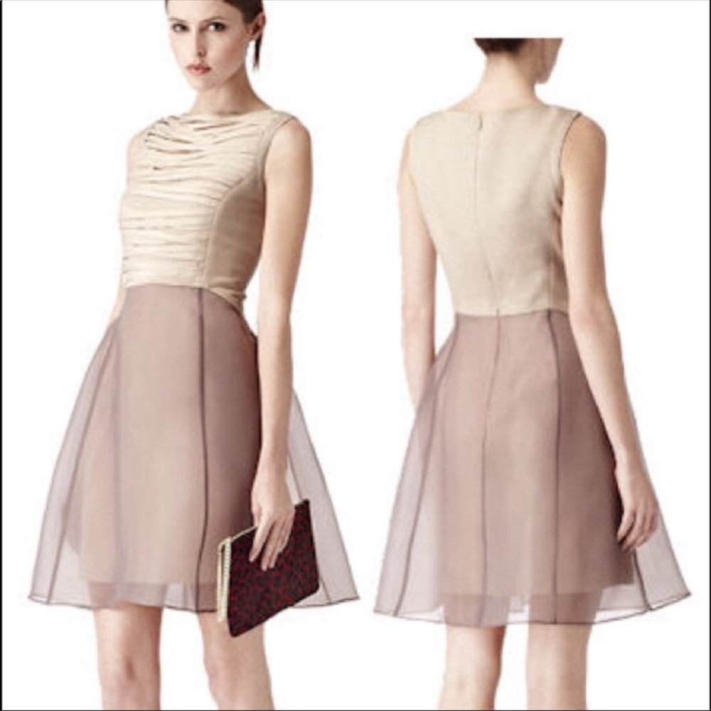 REISS Adi Fit & Flare Dress